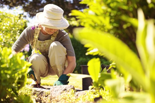 Maintained landscaping equipment ready for safe use
