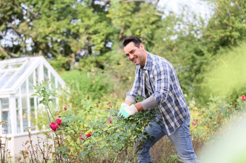 Charity reuse of garden materials and landscaping items